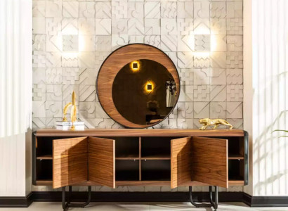 Luxury Sideboard Mirror Wood Console Group Drawers Chests of drawers Consoles